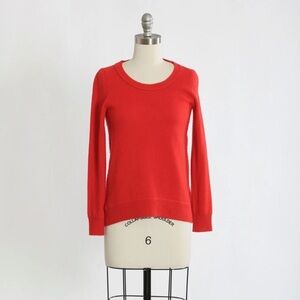 DVF Diane Von Furstenberg Red Cashmere sweater Sz P